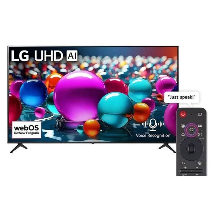 LG Dolby Audio, Quad-Core Processor, Ultra HD 4K Smart TV 50Inch - Black - 50UA85006LA