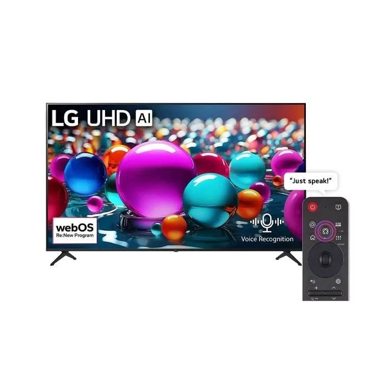 LG UHD AI 4K Smart TV 65 Inch, α7 AI Processor 4K Gen8, AI Magic Remote, HDR10, webOS 25 - Black - 65UA85006LA