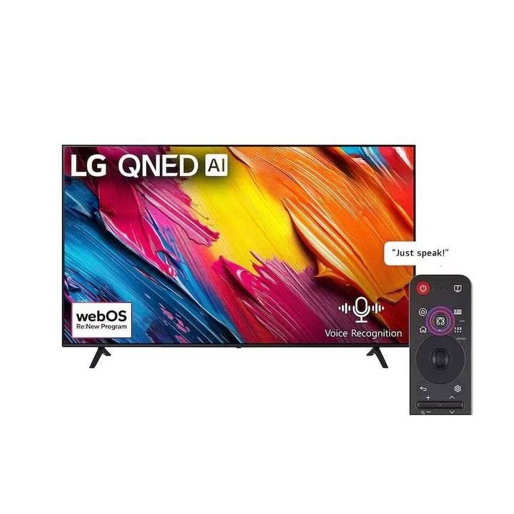 LG 75 Inch QNED AI 4K Smart TV, α7 AI Processor 4K Gen8, AI Magic Remote, HDR10, webOS 25 - Black - 75QNED70A6A (Open Piece/Display Unit)