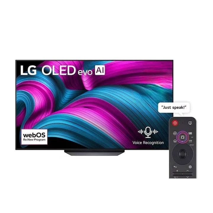 LG OLED evo AI CS5 4K Smart TV 65 Inch, α9 AI Processor 4K Gen8, 120Hz Smart TV, AI Magic Remote, webOS 25 - Black - OLED65CS5VA