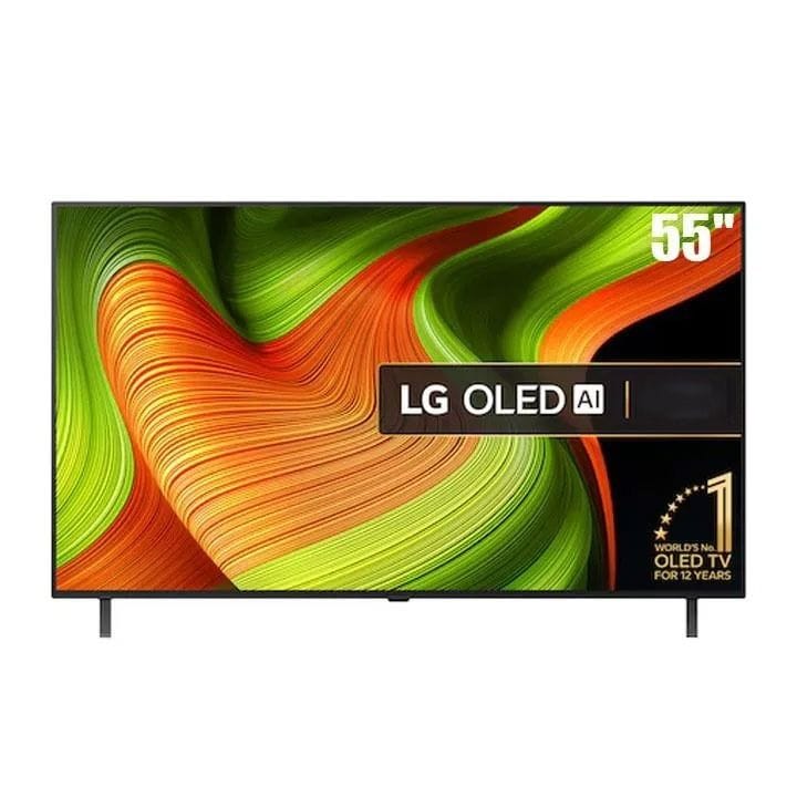 LG OLED B5 4K Smart TV 55 Inch, α8 Gen2 AI Processor 4K, 20W Audio Output, 120Hz Native Refresh Rate - Black - OLED55B56LA
