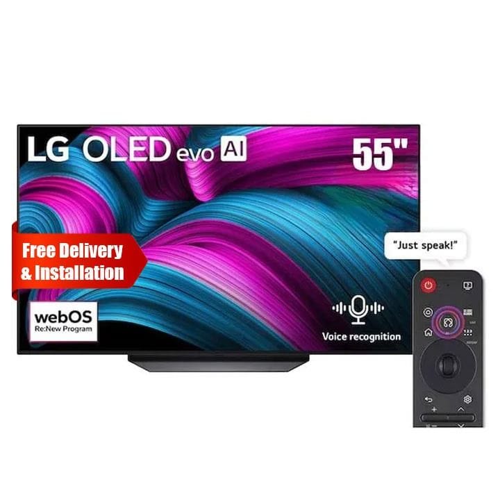 LG 55Inch OLED 4K Smart TV With Stunning OLED Picture Quality And Smart Features - Black - OLED55CS5VA