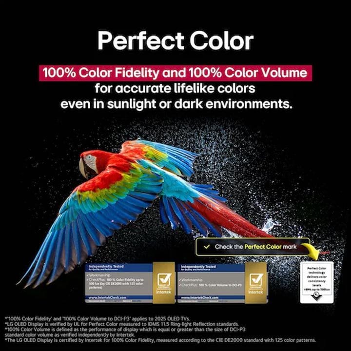 إل جي تلفزيون OLED ذكي بدقة 4K مقاس 55 بوصة – أسود | OLED55CS5VA
