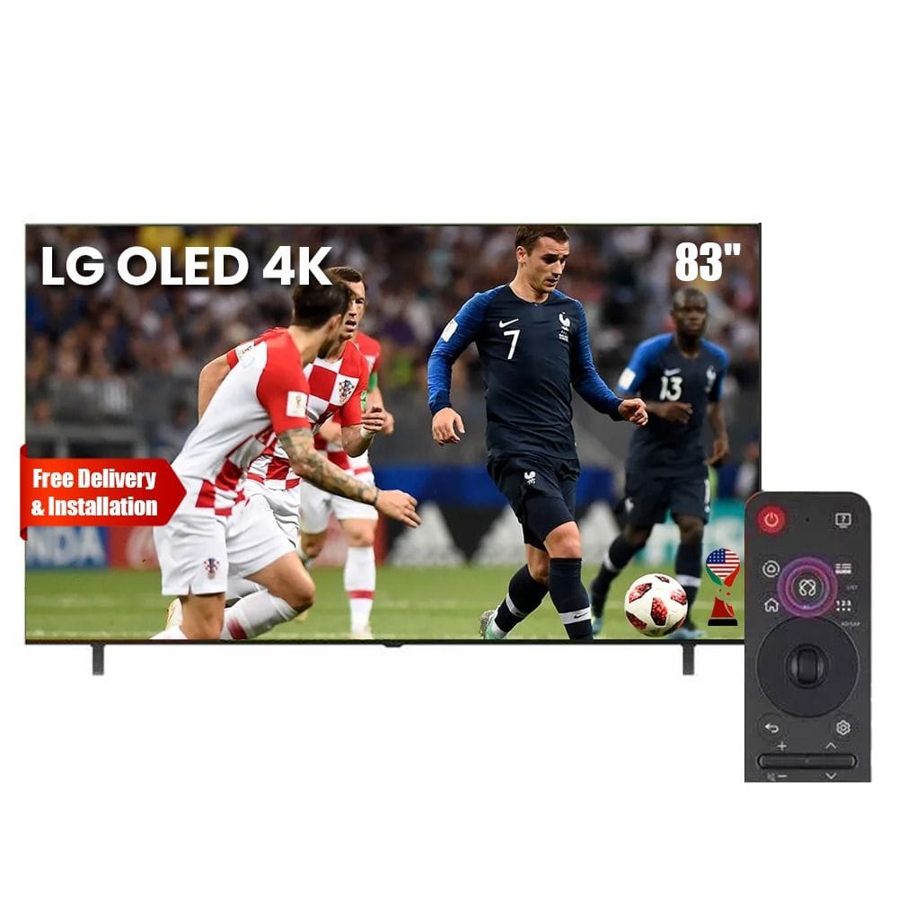 إل جي تلفزيون OLED ذكي بدقة 4K مقاس 83 بوصة – أسود | OLED83B56LA
