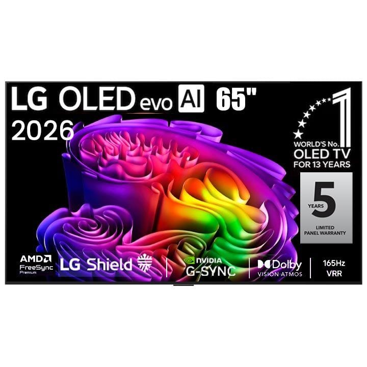 LG 65-Inch OLED evo AI 4K G6 Smart TV, α11 AI Processor 4K Gen3, Dolby Vision & Atmos, 165Hz VRR, webOS 26 | OLED65G6