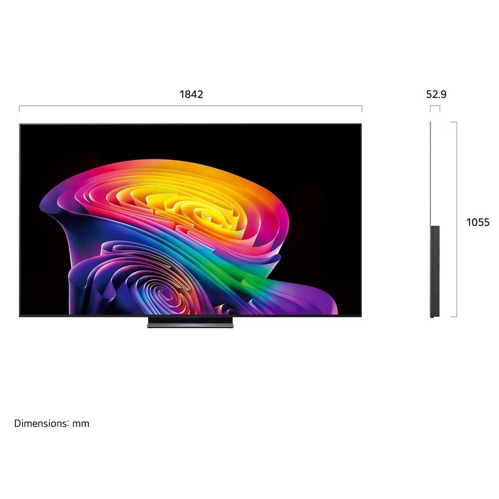 LG 83-Inch OLED evo AI 4K Smart TV, α11 AI Processor 4K Gen3, Dolby Vision & Atmos, 165Hz VRR, webOS 26 | OLED83C6
