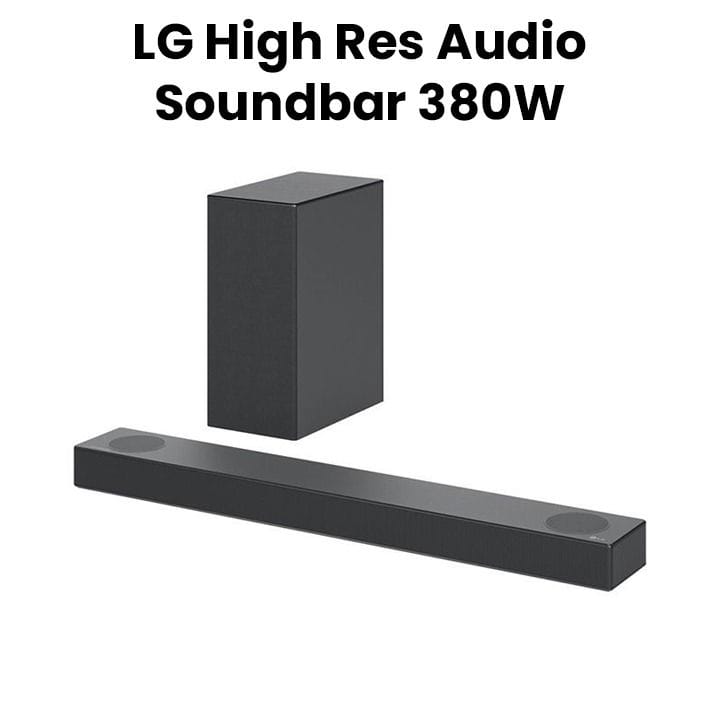 LG 3.1.2ch 380W High Res Audio Sound Bar with Dolby Atmos | S75Q