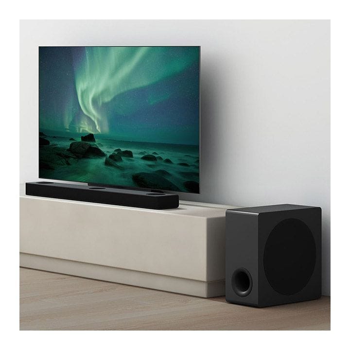 LG 5.1.3 ch High Res Audio Sound Bar with Dolby Atmos and Surround Speakers | S80QR