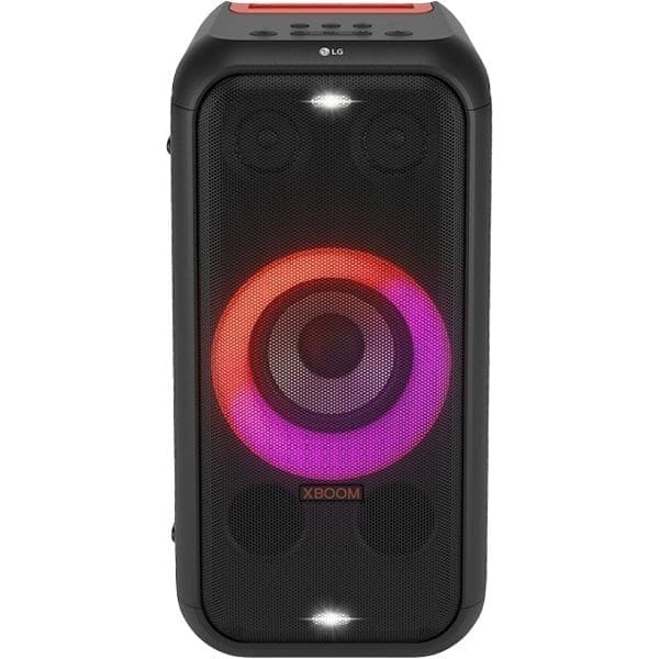 LG XBOOM Party Speaker With Bluetooth, Multi Color Ring Lighting & Double Strobe Lighting, 2.1 Channel - Black - XL5S