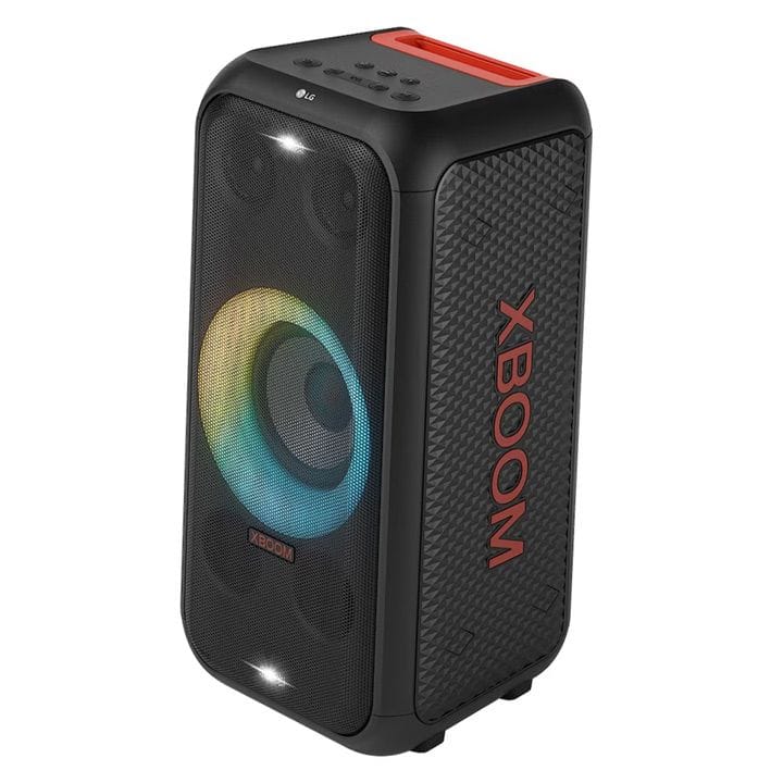LG XBOOM Party Speaker With Bluetooth, Multi Color Ring Lighting & Double Strobe Lighting, 2.1 Channel - Black - XL5S