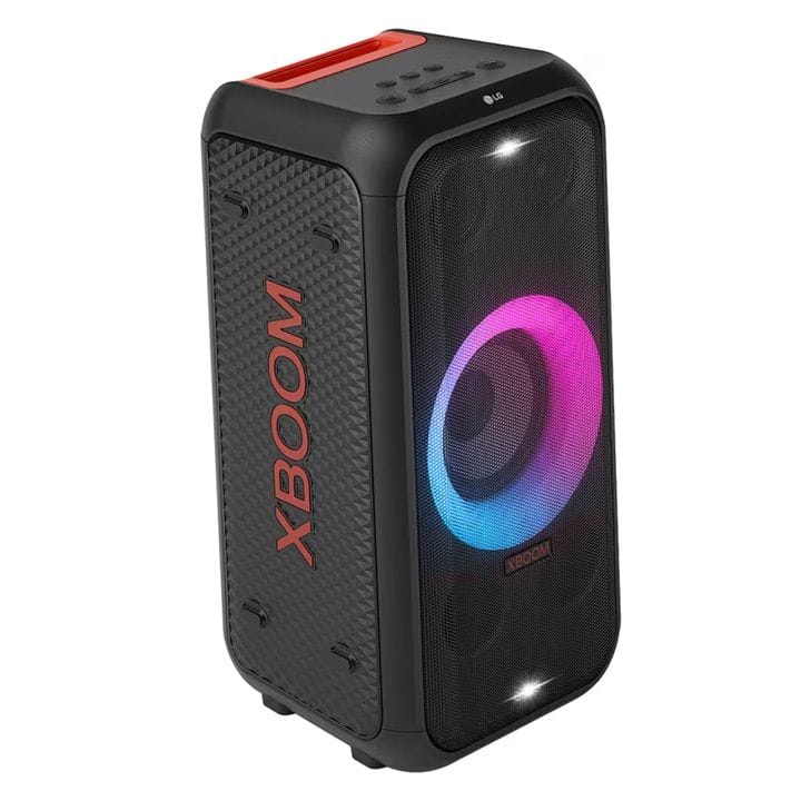 LG XBOOM Party Speaker With Bluetooth, Multi Color Ring Lighting & Double Strobe Lighting, 2.1 Channel - Black - XL5S