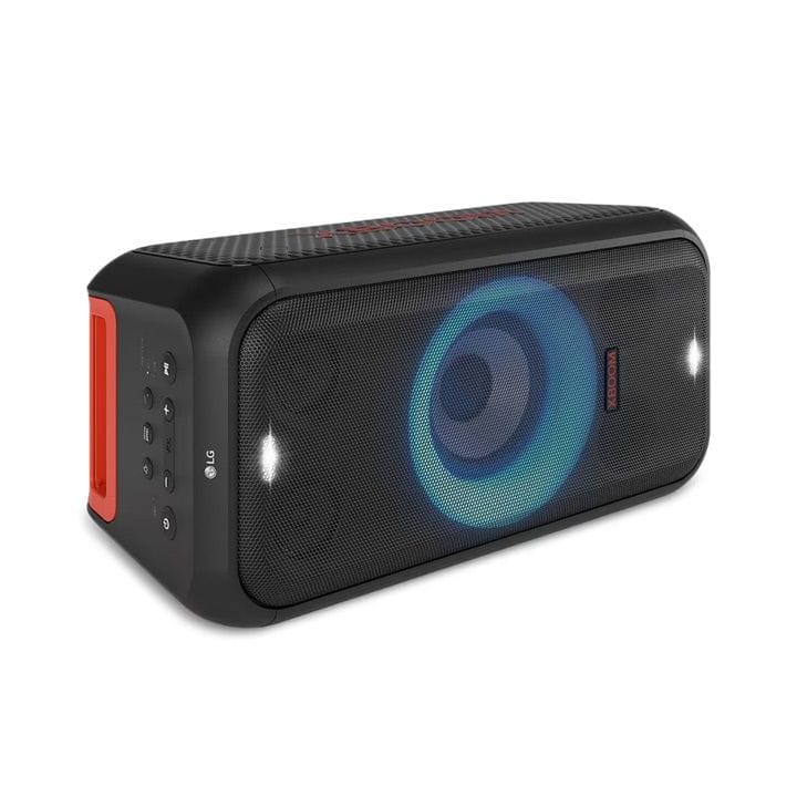 LG XBOOM Party Speaker With Bluetooth, Multi Color Ring Lighting & Double Strobe Lighting, 2.1 Channel - Black - XL5S