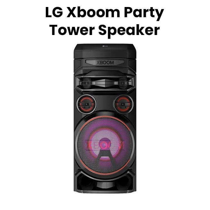 LG XBOOM RNC7 Party Tower with Dual Bass Blast