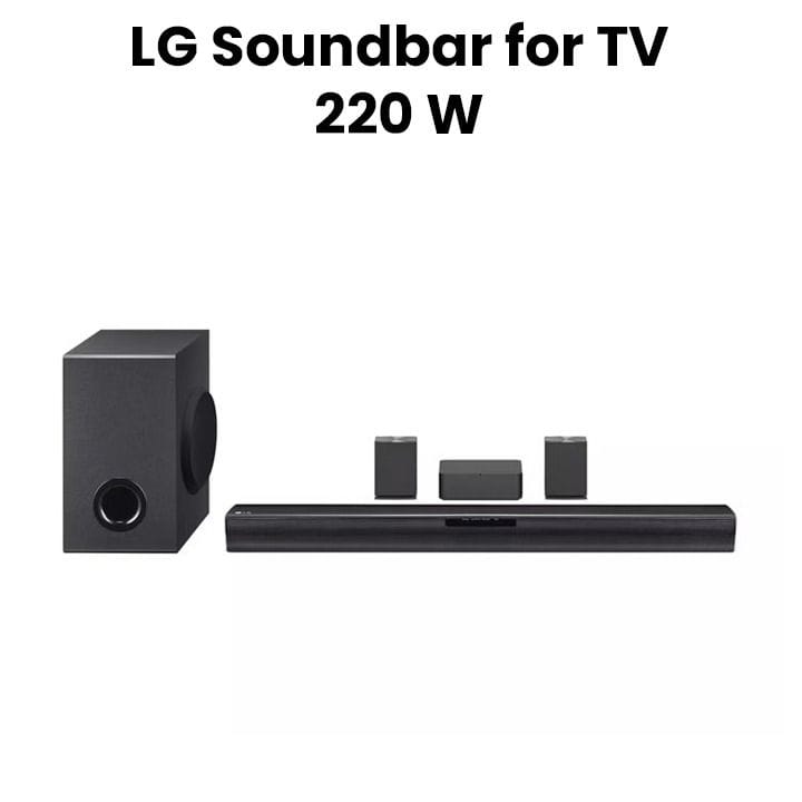 LG 4.1ch 220W Sound Bar Bluetooth Connectivity | SQC4R
