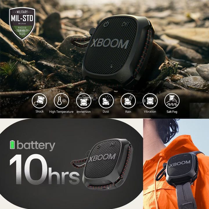 إل جي مكبر صوت محمول بلوتوث إكس بوم جو ميني | XG2TBK