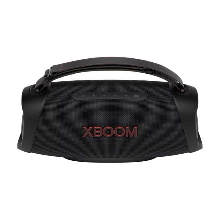 LG XBOOM Go Portable Bluetooth Speaker, Powerful Sound, 15 Hours Battery, Versatile Strap, Mood Lighting - Black - XG8T