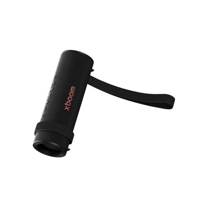 LG XBOOM Grab Bluetooth Speaker Signature Sound by Will.I.Am, IP67-Rated Water And Dust Resistance, 20 Hours Battery - Black
