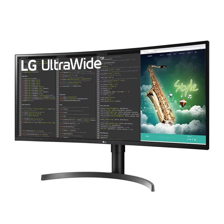 LG 35WN75C-B 35'' UltraWide QHD HDR VA Curved Monitor