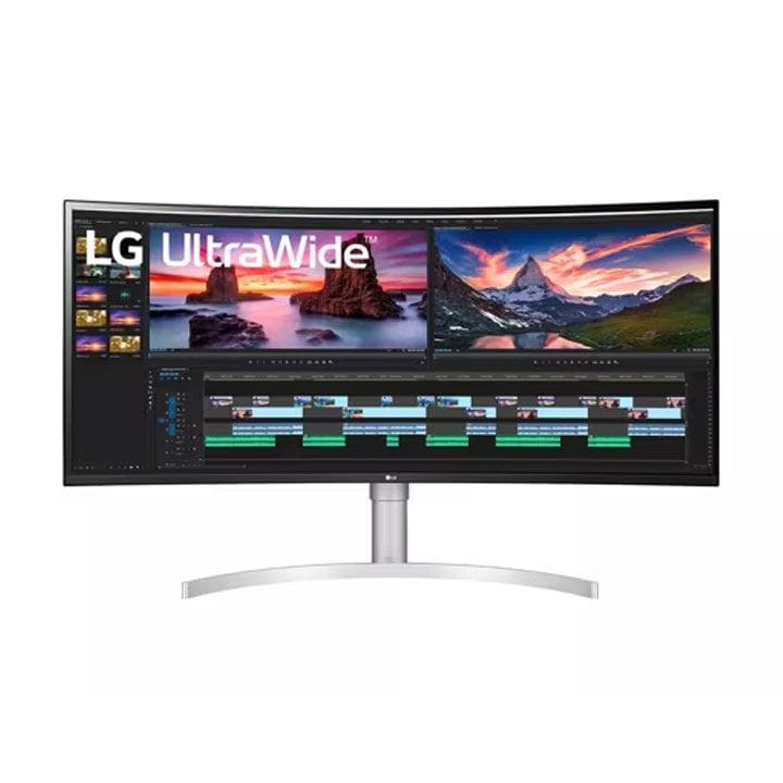 أل جي شاشة منحنية UltraWide QHD+ IPS بحجم 38 بوصة مع توافق NVIDIA G-SYNC | 38WN95C-W