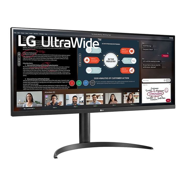 إل جي شاشة ٣٤ بوصة UltraWide FHD IPS 21:9 مع AMD FreeSync | 34WP550-B  