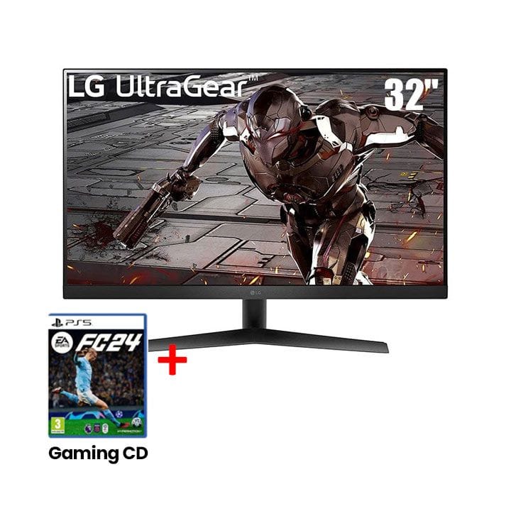 LG 31.5'' UltraGear Full HD Gaming Monitor with 165Hz, 1ms MBR and NVIDIA G-SYNC Compatible | 32GN50R-B