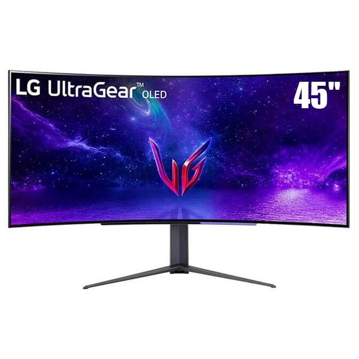 إل جي شاشة ألعاب أوليد منحنية UltraGear مقاس ٤٥ بوصة WQHD مع معدل تحديث 240Hz | 45GR95QE-B  