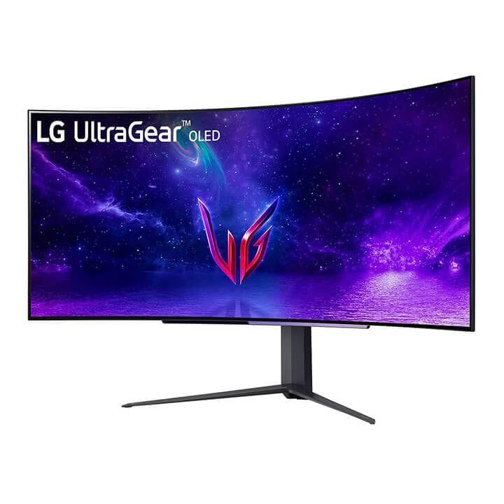 إل جي شاشة ألعاب أوليد منحنية UltraGear مقاس ٤٥ بوصة WQHD مع معدل تحديث 240Hz | 45GR95QE-B  