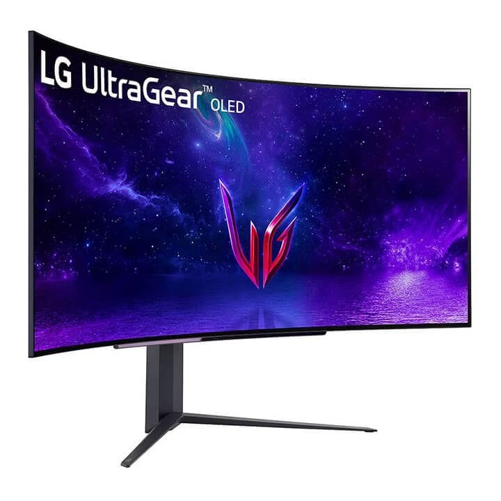 إل جي شاشة ألعاب أوليد منحنية UltraGear مقاس ٤٥ بوصة WQHD مع معدل تحديث 240Hz | 45GR95QE-B  