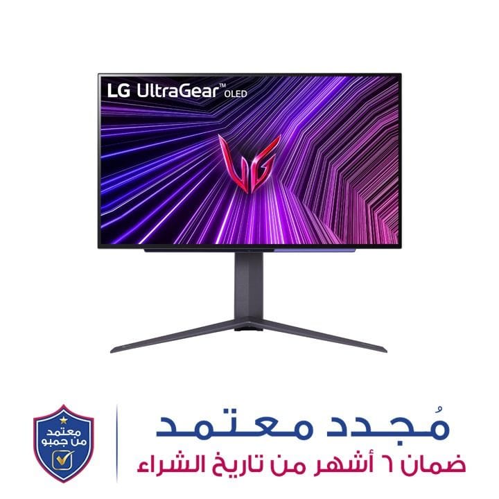 إل جي شاشة ألعاب UltraGear OLED 27GR95QE-B موديل 2023 بتردد 240Hz