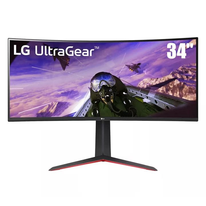 LG 2023 34inch UltraGear QHD Curved Gaming Monitor | 34GP63A-B