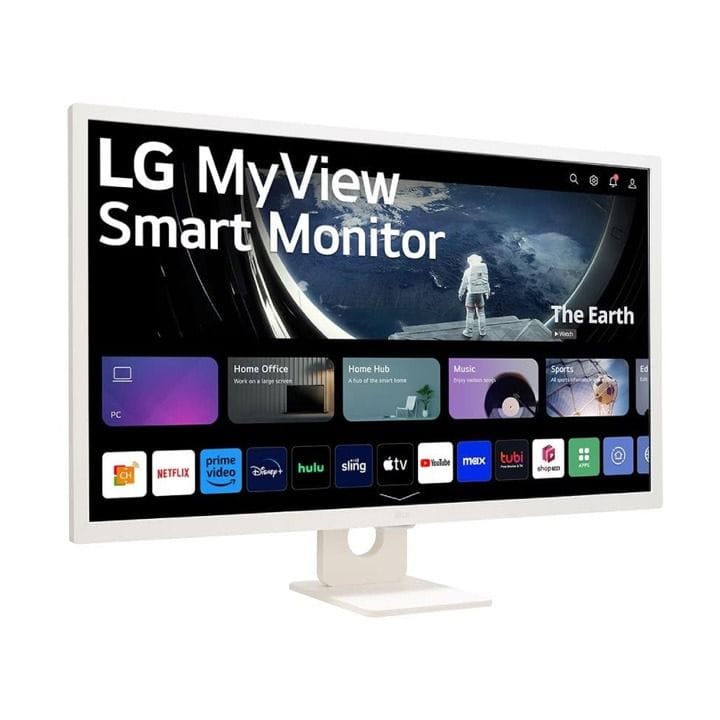 إل جي شاشة ذكية 32SR50F-W موديل 2023 مقاس 31.5 بوصة بدقة Full HD IPS