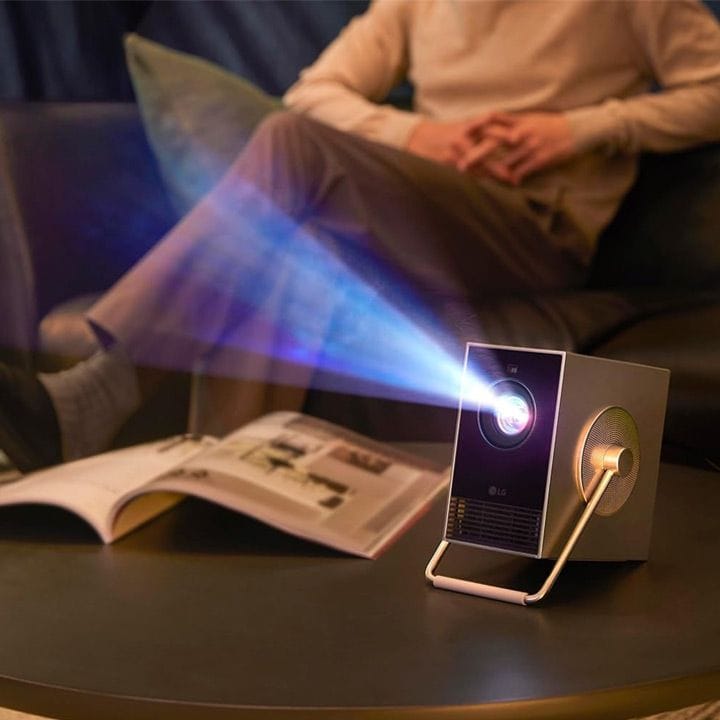 LG 2024 CineBeam Q Portable 4K UHD Projector | HU710PB