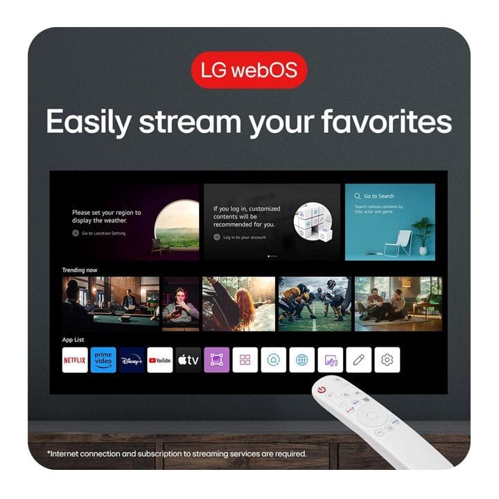 LG 2024 CineBeam Q Portable 4K UHD Projector | HU710PB