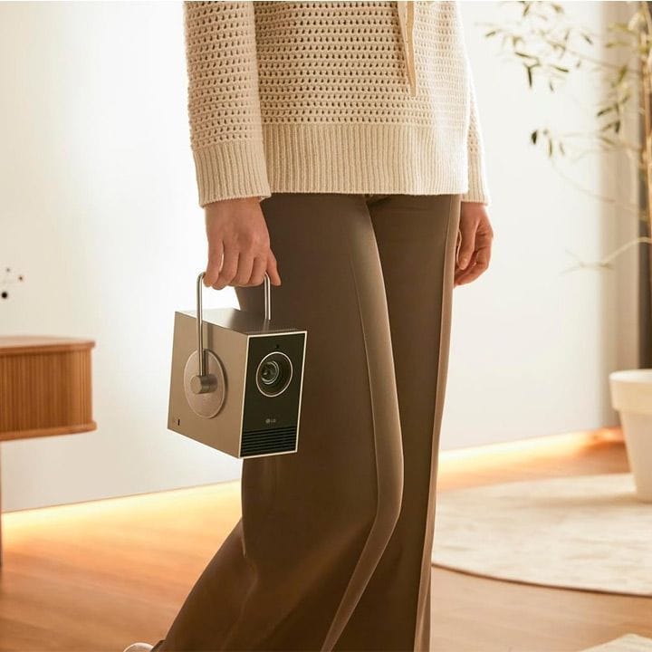 LG 2024 CineBeam Q Portable 4K UHD Projector | HU710PB