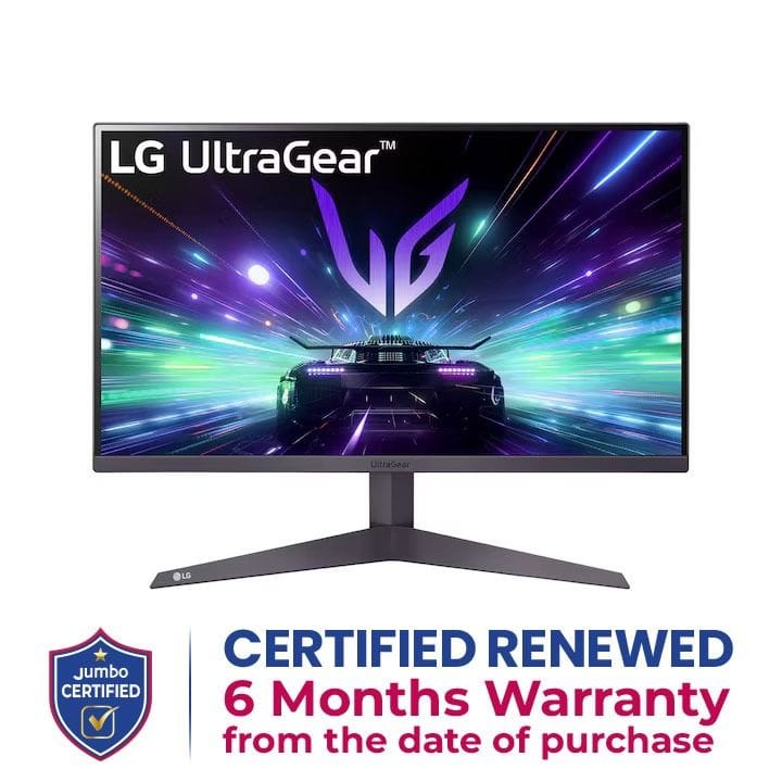 LG 24" UltraGear FHD 180Hz gaming monitor, 1ms MBR, HDR 10, 2024 | 24GS50F-B