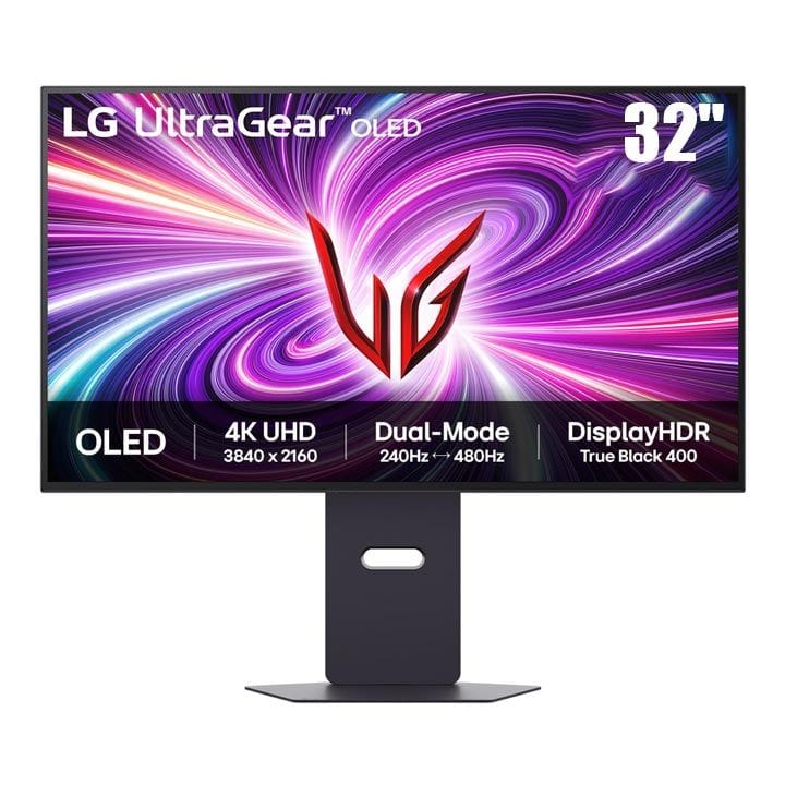 إل جي شاشة ألعاب أوليد مزدوجة الوضع 32 بوصة | 32GS95UV-B