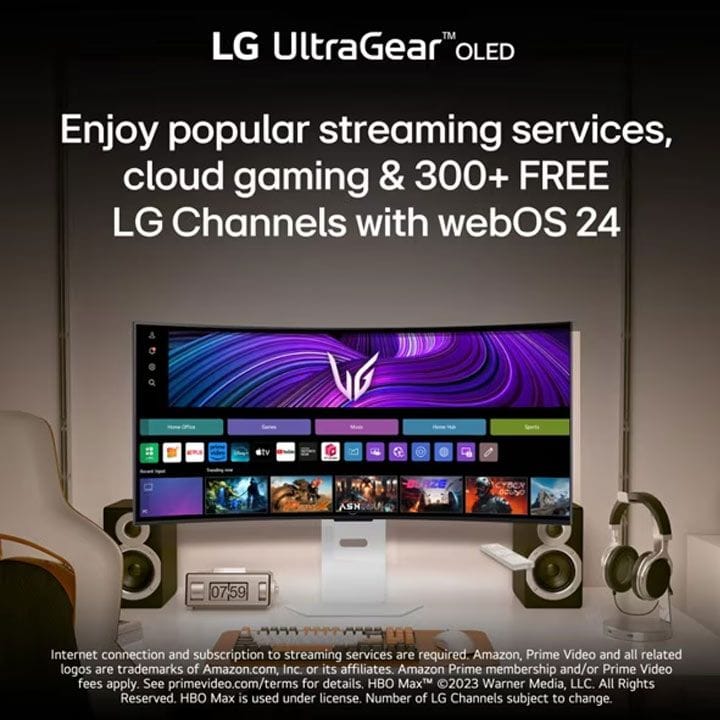 LG 34" OLED Gaming Monitor | White | 34GX90SA-W - Open Piece (B Grade)