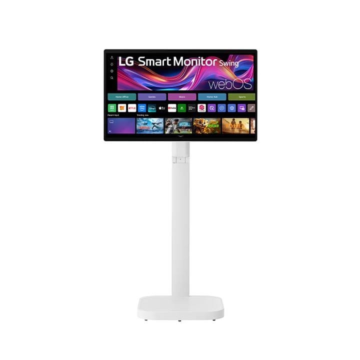 LG 31.5Inch 4K UHD IPS Smart Monitor Swing With Touchscreen, A Unique Movable Stand And WebOS System With A Hidden Adapter - White -  ‎32U889SA-W.AUS (Open Piece/Display Unit)
