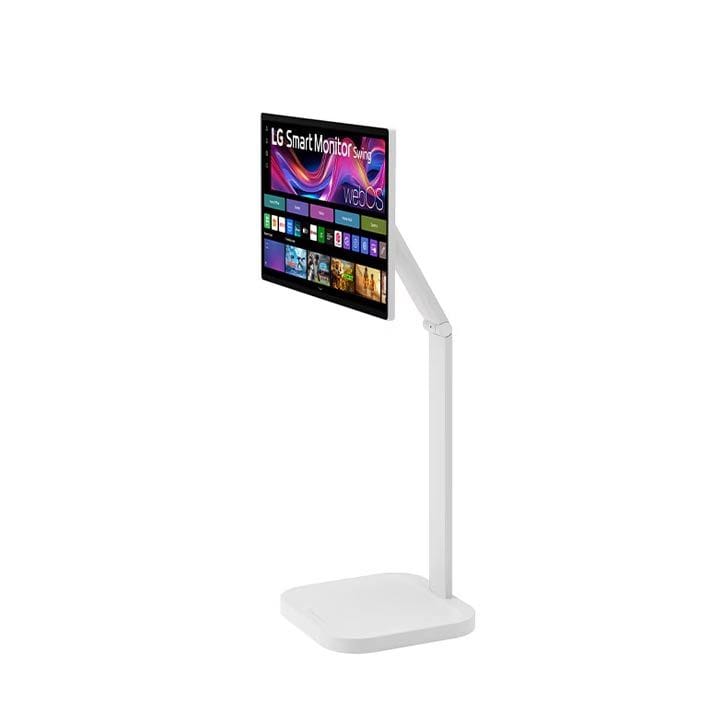 LG 31.5Inch 4K UHD IPS Smart Monitor Swing With Touchscreen, A Unique Movable Stand And WebOS System With A Hidden Adapter - White -  ‎32U889SA-W.AUS (Open Piece/Display Unit)