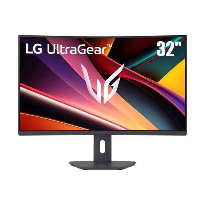 LG UltraGear™ QHD Curved Gaming Monitor 32 Inch, 180Hz Refresh Rate, 1ms GtG, AMD FreeSync™ For Smooth Performance, 99% sRGB, Swivel Adjustable Stand - Black - 32G600A