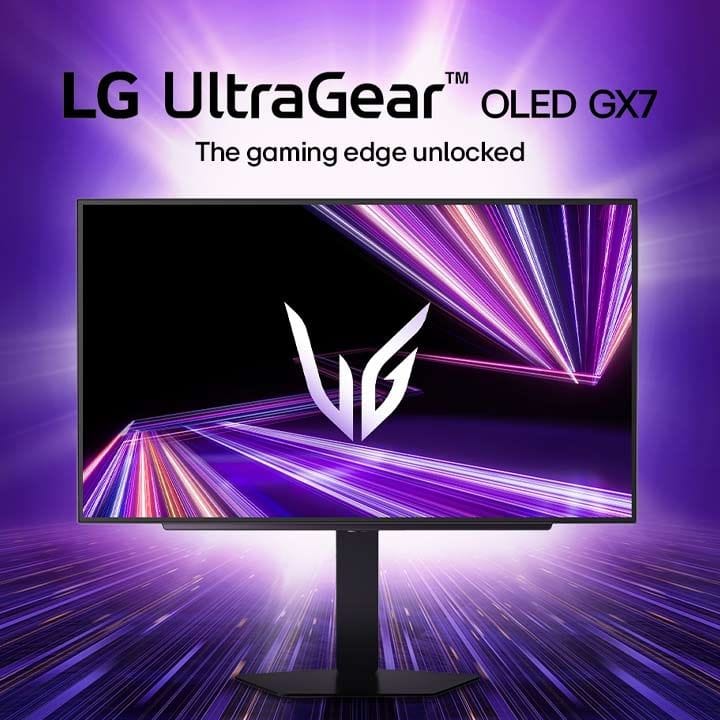 LG UltraGear 27" OLED QHD Gaming Monitor – 2560×1440, 240Hz Refresh Rate, 0.03ms Response Time, HDR400, G-SYNC & FreeSync Premium Pro | Black - 27GX704A-B
