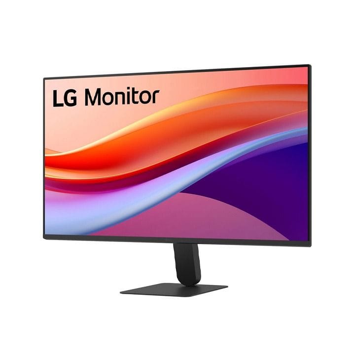 LG 27" FHD IPS Monitor – 1920×1080, 120Hz Refresh Rate, 1ms Motion Blur Reduction, HDR10, sRGB 99%, Borderless Design | Black - 27U411A-B
