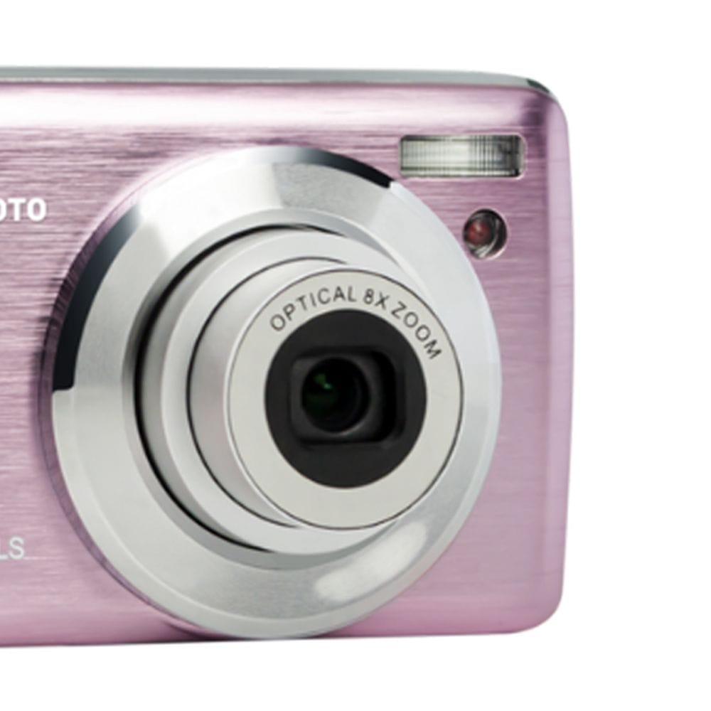 AgfaPhoto Realishot DC8200 PK-18MP Digital Camera, Compact Design, High Resolution - Pink
