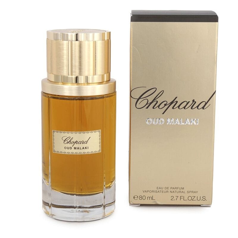 Chopard Oud Malaki Eau de Parfum for Men, Oriental Woody Fragrance with Oud, Grapefruit, Tobacco & Leather Notes - 80ml