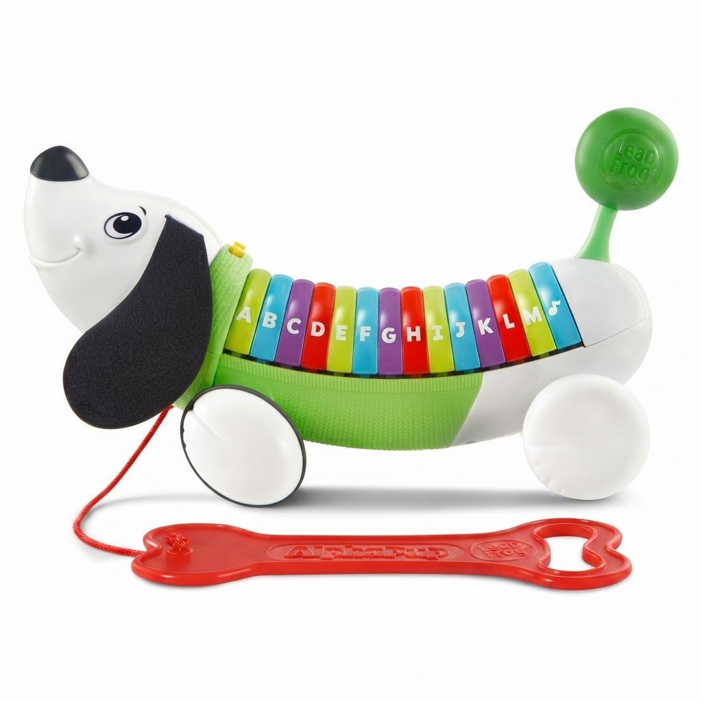 LeapFrog AlphaPup Interactive Walking Toy for Toddlers, Educational Puppy Teaches ABCs