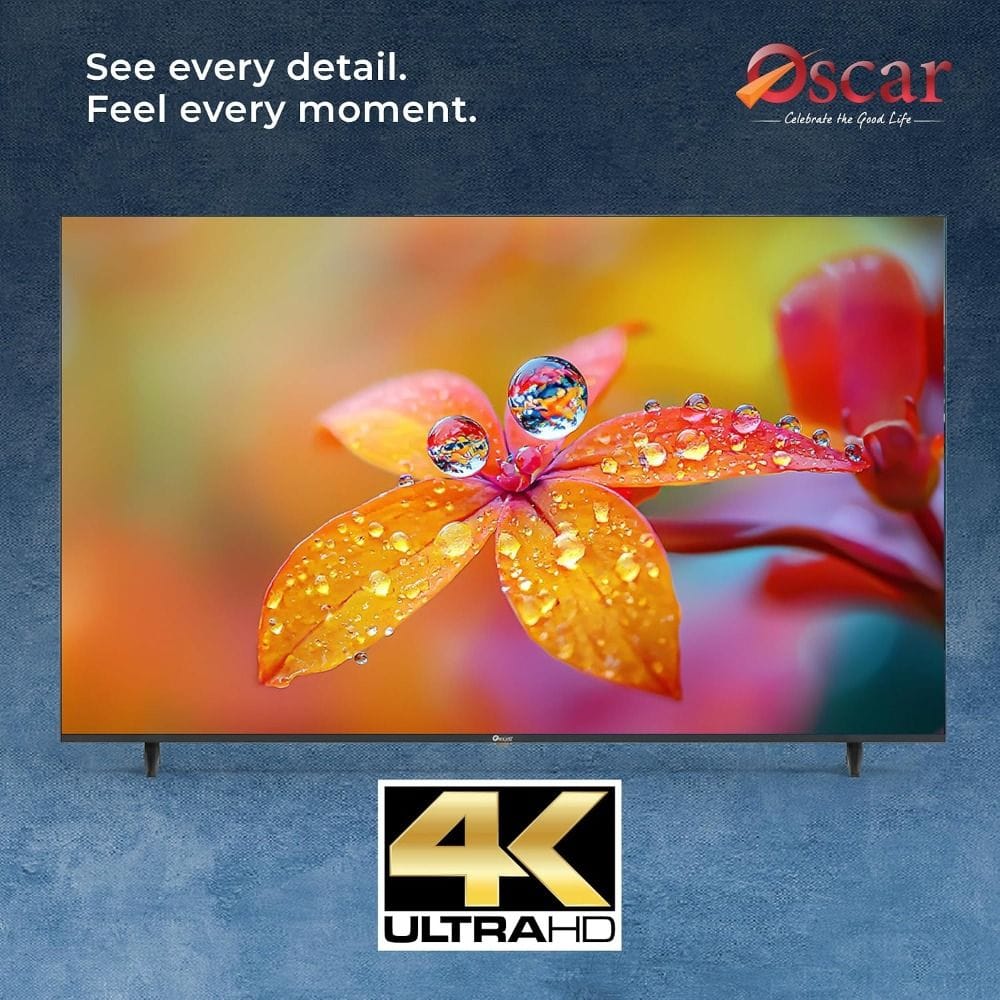 Oscar 75 inch Frameless UHD 4K WebOS Smart TV - Magic Remote, Bezel-Less Design | OS75LW4KM 