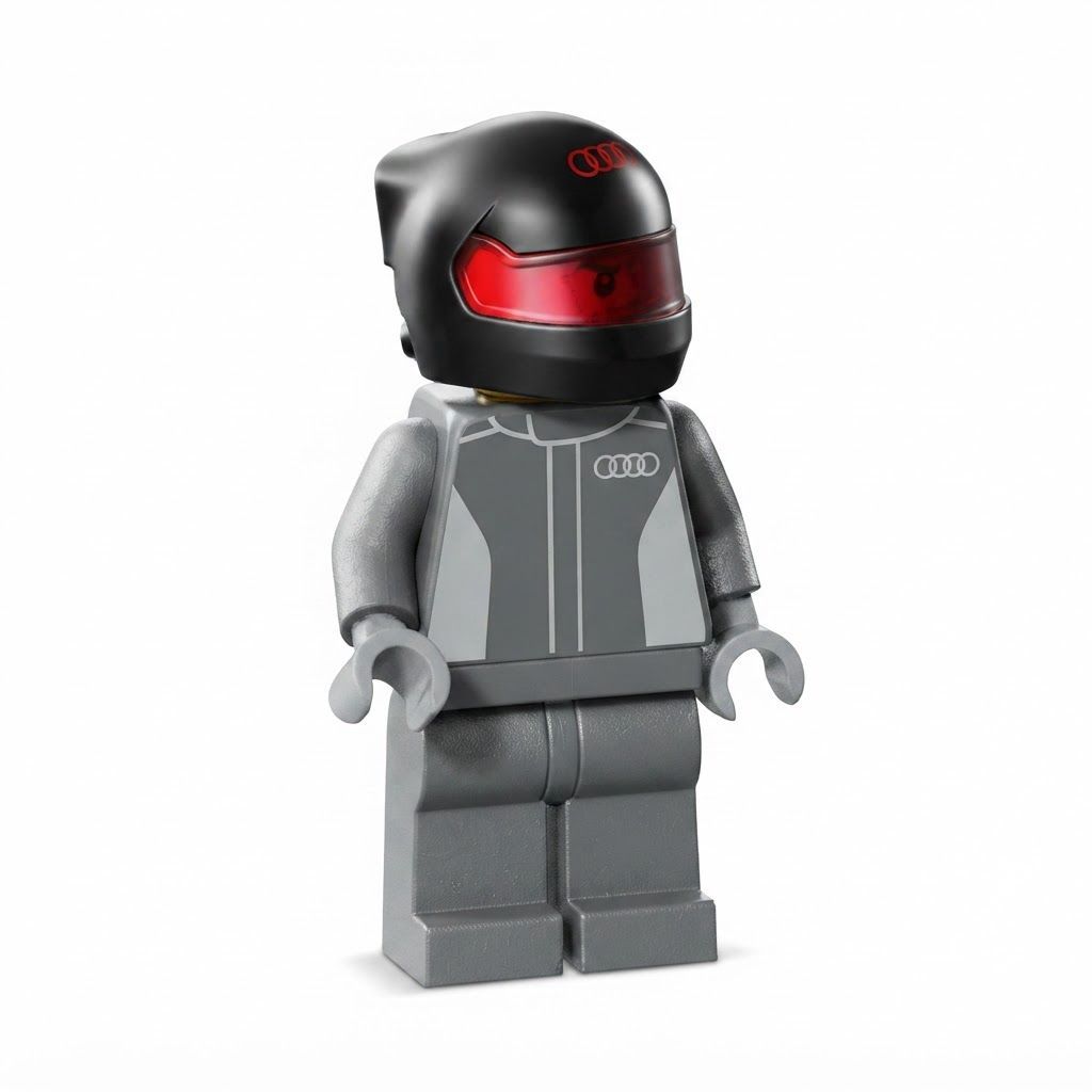 مجموعة بناء سيارة سباق LEGO Speed Champions Audi Revolut F1 Team R26 للأطفال ومحبي سباقات الفورمولا 1 من عمر 10 سنوات فما فوق، تتضمن سيارة واحدة (سائق أودي F1)