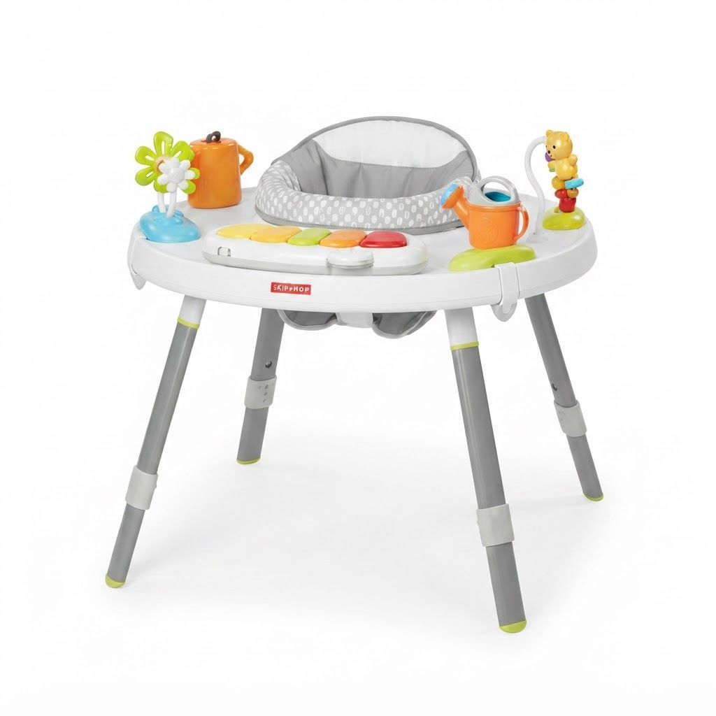 Skip Hop Explore And More 3 Stage Activity Center 4+ Monthss, 360° Rotating Seat For Full Exploration, Adjustable Design -  Multicolour