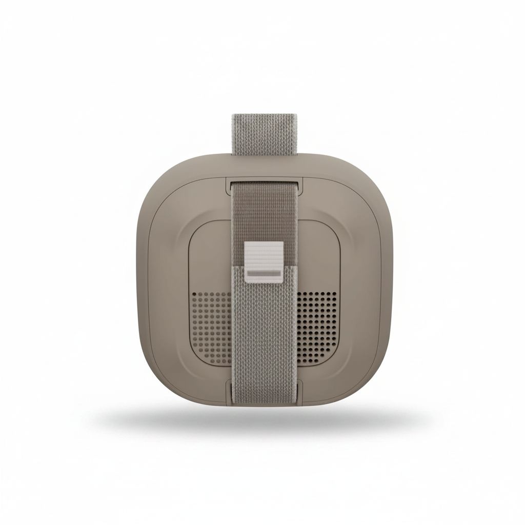 Bose SoundLink Micro Portable Bluetooth Speaker (2nd Gen), Waterproof, Compact Design, Powerful Sound, 12-Hour Battery Life - Sandstone