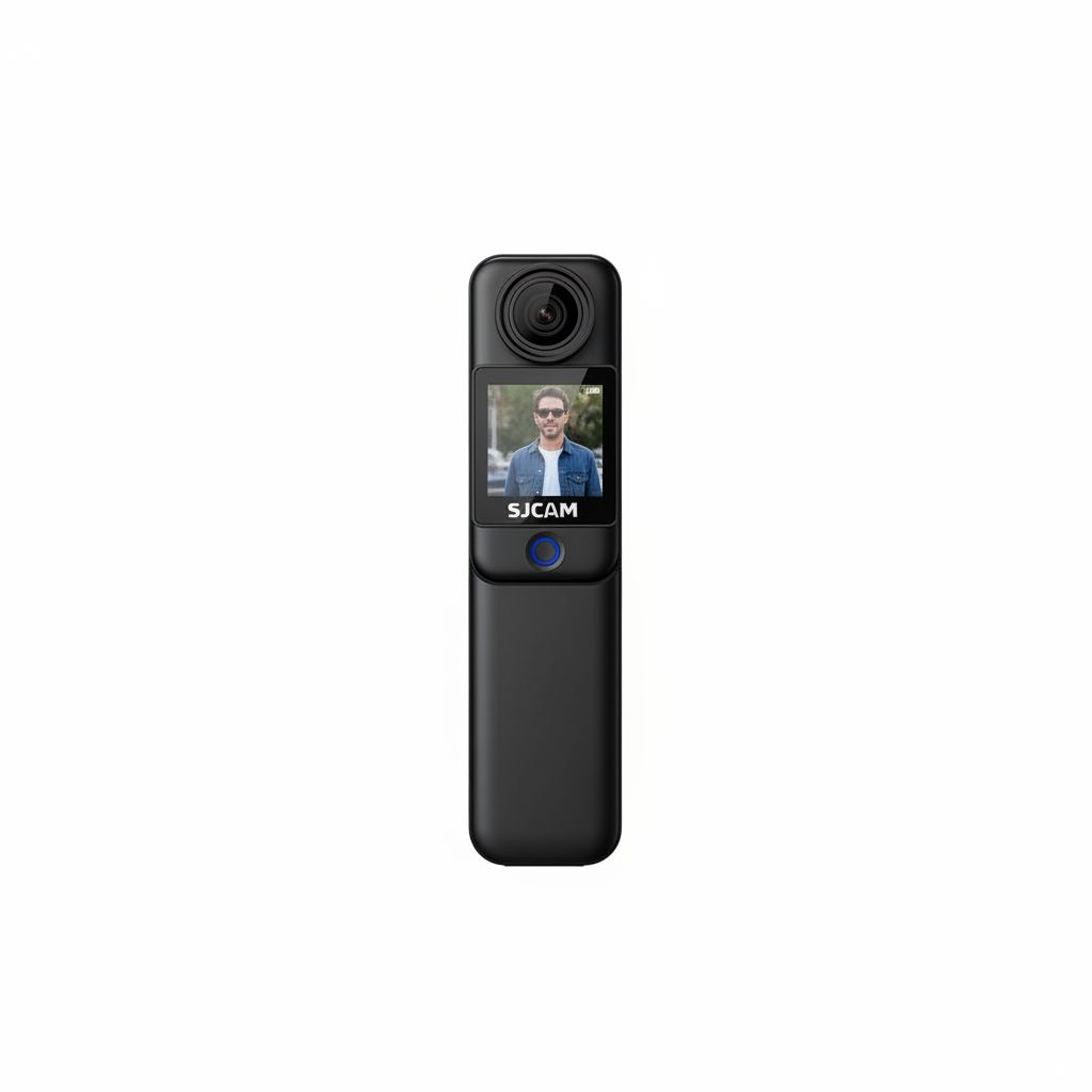 SJCAM C300 4K Action Camera with Dual Touchscreen, 20MP, 30M Waterproof - Black